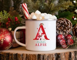 Becher, personalisierte Tasse, individuelles Auto mit Namen, Emaille, Camping-Kaffeetassen, Reise-Wasserbecher, Camper-Weihnachtsgeschenke 230928