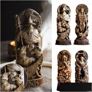 Bahçe Dekorasyonları Bahçe Dekorasyonları Freyja Heykeli Freya Norse Tanrılar Oyun Sunak Heathen Asatru Tanrı Goddes Scpture İskandinav Pantolon DH5ZM