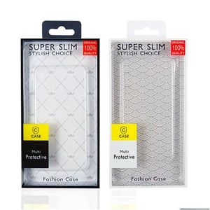 Förpackningsboxar Partihandel Blister PVC Plastic Clear Retail Packaging Package Box For Phone X XR 6 6S 7 8 Plus Mobile Case er Drop Deli Otvhl