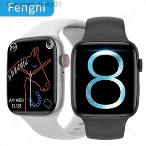 Other Watches Fengni 2023 Smartwatch NFC Smart Watch Bluetooth Call Health Monitor Men Women Fitness Bracelet Series 8 for Android Apple PhoneL231005