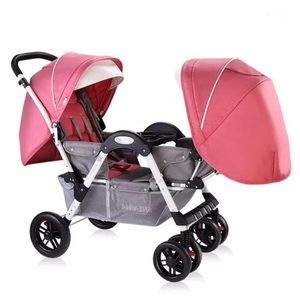 Strollers# Twin Strollers Can Sit And Lie Face To Face With Proof Folding Trolley Be Folded Quickly1319Y