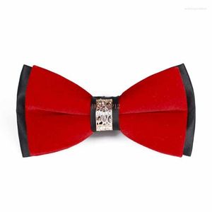 Papillon regolabile Papillon in velluto Uomo pre-legato Smart Party Cravatta Matrimonio Adulto Prom Accessori di lusso Cravatta 86