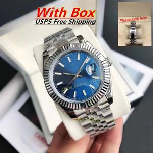 Zegarek męski 41 mm 2813 Ruch Watch Automatyczne zegarek ze stali nierdzewnej Sapphire Sapphire Waterproof można wybrać W289V
