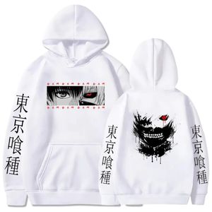 Herren Hoodies Sweatshirts Anime Tokyo Ghoul Hoodies Ken Kaneki Grafik Gedruckt Sweatshirts Männer Casual Hip Hop Streetwear Paar Pullover Lose Hoodie 231005