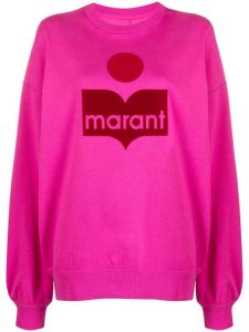 Isabel Marant Männer und Frauen Pullover Sweatshirt Herbst und Winter Neue Französische Klassische Beflockung Lose Frauen Fluffless Pullover Pullover Sportbekleidung Langarm