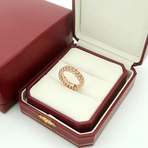 Anello di design in titanio acciaio argento amore diamanti uomo e donna gioielli in oro rosa coppia anello regalo nuovo