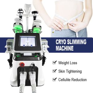 360 ° Cryolipolysis Fat Freeze Slant Machine Lipolaser RF 40K Fat Burning Ultrasonic Cavitation Vacuum Beauty Salon Equipment