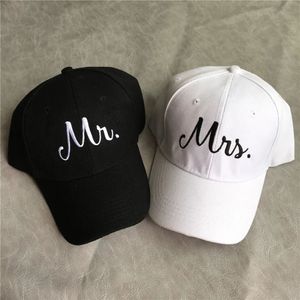 Ball Caps Mr. Mrs. Brief Stickerei Baseball Kappe Gewaschene Weiche Baumwolle Hüte Männer Frauen Paar Gifits Einstellbare Gorras 230928