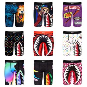 Designer mens roupa interior praia shorts boxers sexy cuecas impressas boxers macios secagem rápida respirável troncos de banho de marca estilos aleatórios masculinos 2 peças