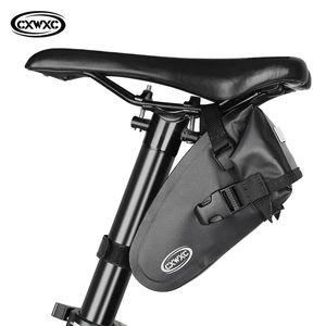 Panniers sacos cxwxc ciclismo saco de bicicleta sela completa à prova ddustágua mtb estrada bicicleta traseira interior quilha suporte para selim 231005