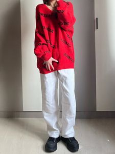 Дизайнерская женская трикотажная рубашка с капюшоном Женская верхняя одежда Футболка Женский трикотаж без рукавов Сетка Красный с вышитой полой буквой спереди женский свитер