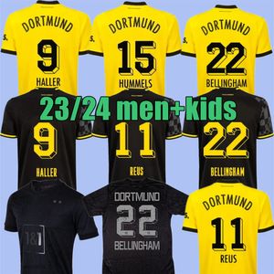 Футбольная майка FANS Player HALLER REUS 23 24 Dortmund 2023 2024 Футболки BELLINGHAM Мужчины Дети REYNA BRANDT SCHLOTTERBECK ADEYEMI