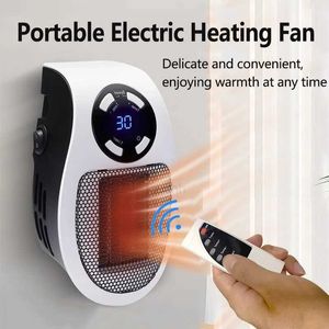 Home Heaters Mini Electric Heater Portable Heater Plug in Wall Room Heating Stove Household Radiator Remote Warmer Machine Winter 220V/110V L230105