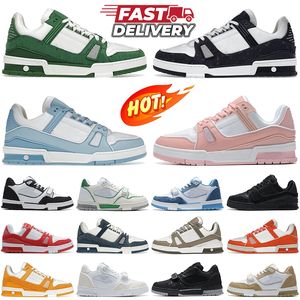 Trainer Sneaker Casual Schuhe für Männer Frauen Designer -Plattform Sneaker Schwarz weiß rosa grün blau Männer Frauen Outdoor Sporttrainer 2024