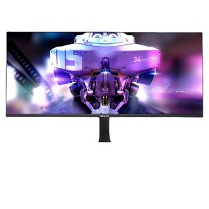 Haijing Cool Monitor da 34 pollici 4K 165Hz Ampio Display 21:9 IPS 144Hz WQHD Desktop LED Schermo per computer da gioco DP/3440 1440