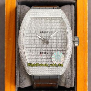 Eternity Jewelry Icece Out Watches RRF V2アップグレードバージョンメンズコレクションv 45 T D NR Japan Miyota Automatic Gypsophila Dia235p