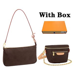 Frauen Luxus Designer Taschen Umhängetasche Mini Nano Handtaschen Pochette Zubehör Umhängetasche Geldbörsen Kartenhalter Messenger Geldbörse Handtasche