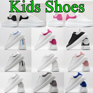 Kids designer Shoes outsized toddler Sneakers boys girls Dream Blue Trainers Single Strap Rubber Sole Soft Calfskin Leather Lace up Trainer Sports footwear