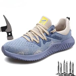 Boots Safety Shoes Men Work Steel Toe Sneakers Punctureproof Male Industrial Indestructible 230928