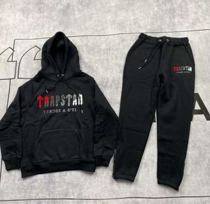 Herren Trainingsanzüge Männer Frauen Farbe Beflockung Hoodie Sweatshirt Anzug Trapstar Fleece Set Hoody Kleidung Schweiß Trapstar Advanced Design 558ess