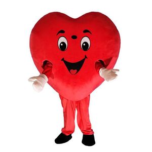 2019 Yeni Red Heart Love Maskot Kostümü Sevgililer Günü Doğum Günü Partisi Göster Kostüm Yetişkin Boyutu288n