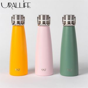 KKF Vacuum Bottle 475ML Stainless Steel Thermos 24H Insulation Cup Normalversion Flask Sports Travel Mug Cold Cup Thermos 201109212n