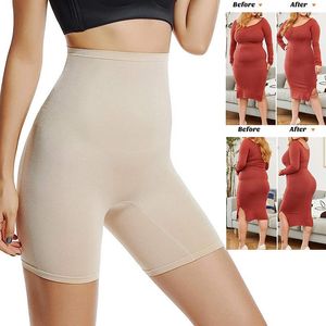 Women's Shapers Anti Chafing Slip Shorts Women High Waist Safety Boyshorts Invisible Under Dress Seamless Underwear Cool Smooth Control