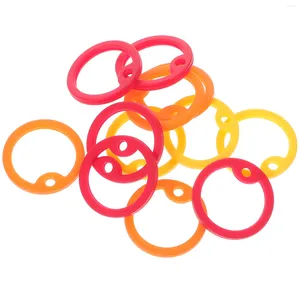 Dog Collars 12 Pcs Tag Muffler Ring Pet Name Circle Supply Silicone Tags Products Hoop Silica Gel Mute