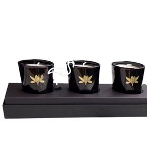 gift box set of 3 candles scented candle vip colllection C Home Decoration xmas gift7324213