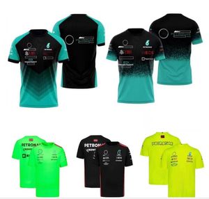 F1 레이싱 티셔츠 여름 팀 짧은 슬리브 저지와 같은 스타일의 사용자 정의