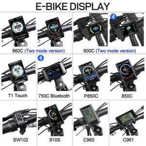 Bike Derailleurs E bike Display 860C P850C 850C DPC18 C965 TOUCH Indicator For Bafang Mid Hub Drive Motor Electric Bicycle Conversion Kits 231005