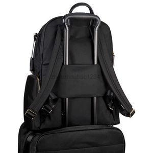 Tumibackpack سعة العمل كمبيوتر محمول tumii backpack الترفيه مصمم كبير مصمم نسائي جلدي من الجلد في الهواء الطلق على ظهر حقيبة الظهر على ظهر حقيبة ظهر للرجال 44Z6