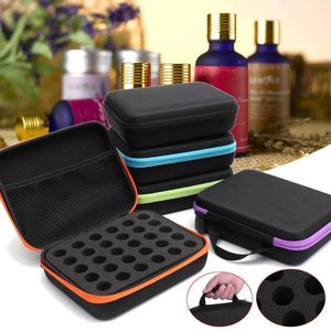 Cosmetic Bags Cases Essential Oil Case 30 Bottles 5ML10ML15ML Perfume Oil Essential Box Travel Organizer Portable CarryHolder Nail Wash Cosmetic Bag 231006