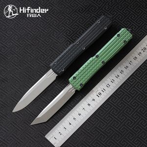 Hifinder Four Styles D2 Blade Alüminyum Sap Dış Mekan EDC Hunt Taktik Araç Kampı Hayatta Kalma Yemeği Mutfak Bıçağı