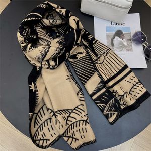Echarpe lenço de seda designer cachecóis feminino dupla face caxemira inverno engrossado xale moda ocidental casual xadrez le