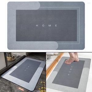 バスマットノンスリップトイレフロアキッチンオイルプルーフマット60x40cmスーパー吸収速い乾燥バスルームカーペットの家の装飾