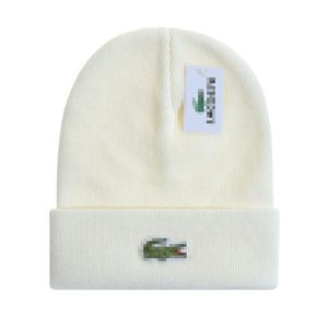 Cappello invernale in coccodrillo da donna firmato Beanie Cap Cappello invernale tutto freddo addensato per cappello lavorato a maglia hip hop con personalità da uomo