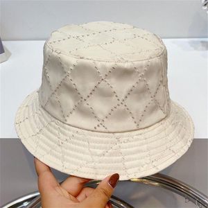 Flat Designer Bucket Hat Golf Sun Protected Fitted Hats Populära herrkåpor Kvinnor Baseball Cap Casquette Embroidery2609