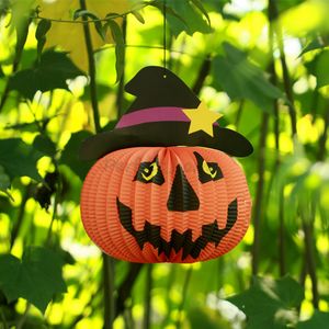 Halween Pumpkin Lampkin Ghost Festival Decoration Puntickin Decoration Puntel Affermazione Creative Folding Paper Lantern P110