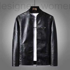 Men's Jackets Designer Fashion men's leather jacket designer artificial female letter Parka lovers clothing motorcycle coat windproof soft shell G6U5