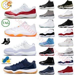 11 11s Jumpman Basketball Shoes Men Cool Gray Women Designer Playoffs Wzorki Suknia Space Jam Midnight BARONS LEGENDA GARE Blue Cherry Red Yellow Sneakers