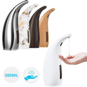 Automatic Touchless Soap Dispenser, 300ML Wall-Mounted Liquid Soap Dispenser with Infrared Motion Sensor, Perfect for Kitchen, Bathroom, and Public Places (Black)