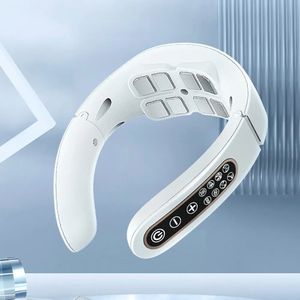 Other Massage Items Neck Physical Therapy Massager Neck Massager 15 Gears 6 Modes Cervical Therapy Massage Stimulator For Massageador Neck Relieve 231006