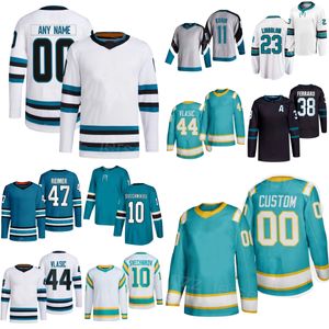 Men Women Kids Hockey 23 Oskar Lindblom Jersey 10 Evgeny Svechnikov 11 Luke Kunin 38 Ferraro 27 Quentin Musty 47 James Reimer 44 Marc-Edouard Vlasic 73 Noah Gregor Team