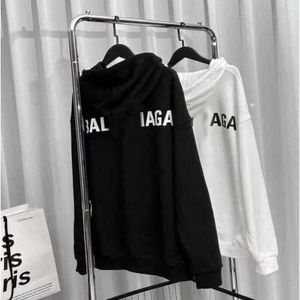 버클 패션 BALENCIGAAS 인쇄 밸런시 가아스 인쇄 후 까마귀 BB 레터 레터 레터 느슨한 여성 클래식 트렌드 브랜드 스웨터 까마귀 버전 Unisex 5XL FAS XYQV