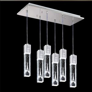 Crystal Bubble Light Eiffel Tower Pendant light Ceiling lamp Bar Dining Room lamparas de techo colgante moderna217C