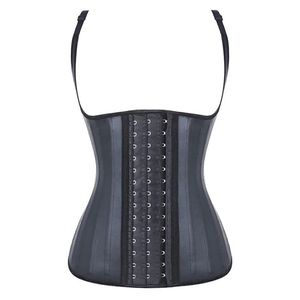 Body Shaper 25 Steel Bones Latex Vest Midje Trainer Slimming Underwear Bodsuit Slimming Belt Modeling Strap Shapers 210810333C