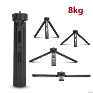 Tripods Mini Tripod for Camera Aluminum Tripie Desktop Metal DSLR ILDC Camcorder Projector 231006