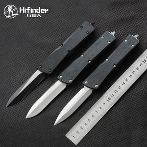 Hifinder made M390 blade handle 7075 aluminum Survival EDC Camping hunting outdoor kitchen tool key utility knife