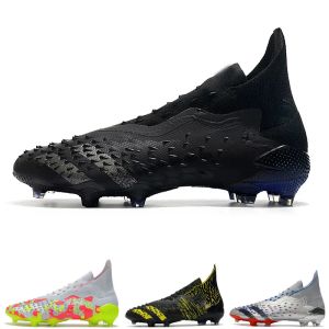 2023 PREDATOR FREAK FG Soccer Shoes Men Cleats Sneaker Outdoor Football Boots Meteorite Pack Escape Light Showpiece